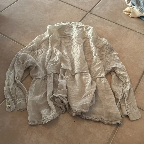 $ VENTI6 size small made in the USA long sleeve star blouse - Picture 5 of 5